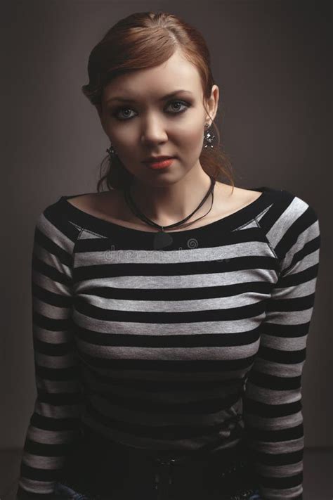 Beautiful slim girl posing stock photo. Image of slender - 190011162