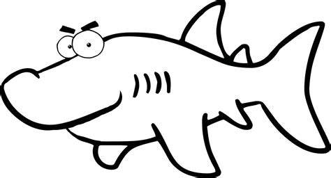 Free Shark Clipart Black And White - ClipArt Best