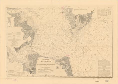 Historical Nautical Charts of the Chesapeake Bay - 1:80,000