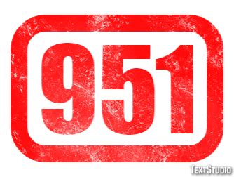 951 Text Effect and Logo Design Number