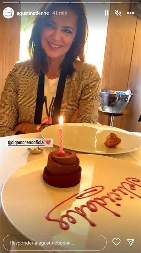 Olga Moreno celebra su cumpleaños con Agustín Etienne
