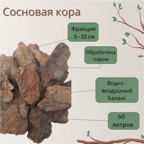 Мульча сосновая, фракция 5-10см, 60 литров купить c доставкой на OZON ...