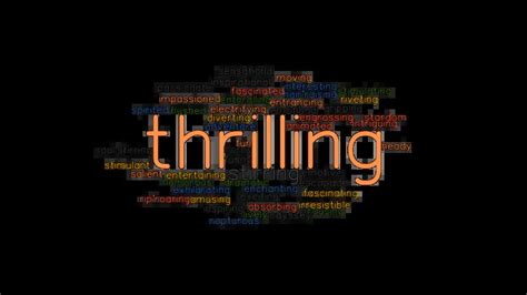 THRILLING: Synonyms and Related Words. What is Another Word for ...