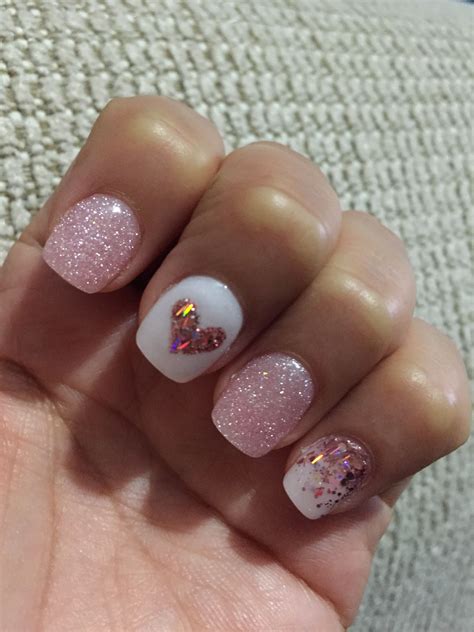 Glitter Heart Nail Designs at Gwendolyn Samuels blog