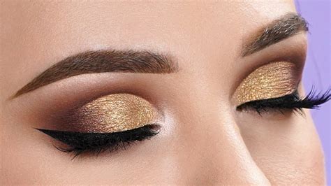 50+ Tips gold cut crease eye makeup Tutorial
