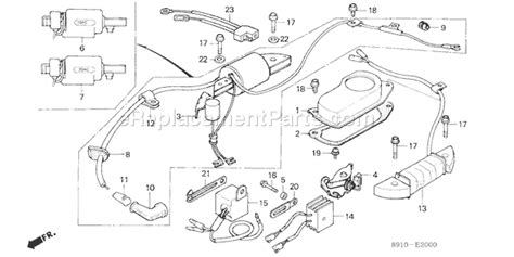 Honda GV400 Parts List and Diagram - (Type ADAB)(VIN# GV400-1000001 ...