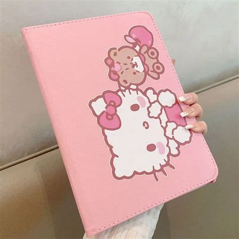 Sanrio Anime Hello Kitty Ipad Case 10 Generation 10.9 Inch Air 1 2 3 ...
