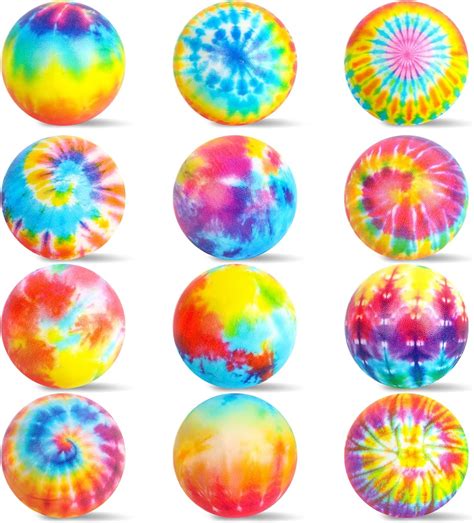 Amazon.com: LovesTown 24PCS Tie-Dye Stress Balls, 2 Inch Squeeze Balls