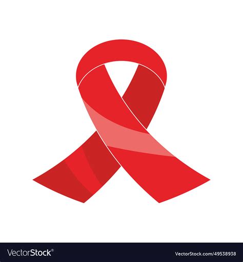 Aids day ribbon Royalty Free Vector Image - VectorStock