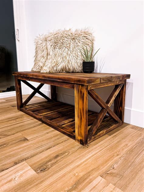 Rustic Wood Coffee Table - Etsy