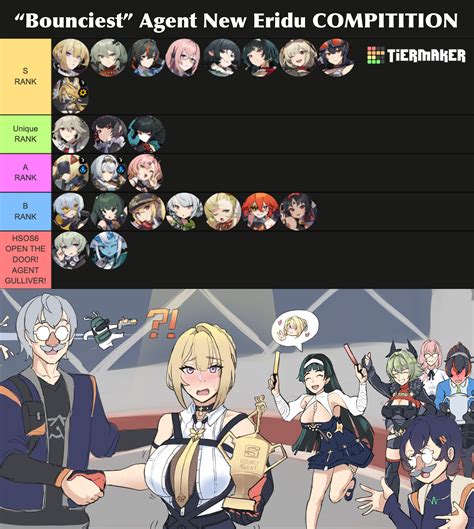 belle, tsukishiro yanagi, wise, zhu yuan, evelyn chevalier, and 3 more