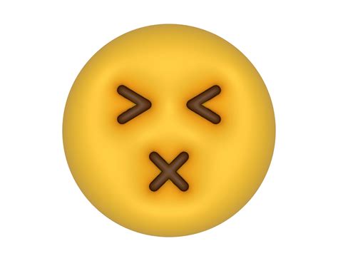a 3d Mute Emoji on a transparent background 38512189 PNG
