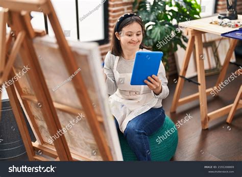 Young Woman Down Syndrome Artist Using Stock Photo 2191208869 | Shutterstock