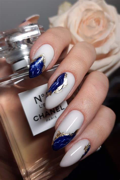 Manicure | Синие гелевые ногти, Ногти, Дизайнерские ногти