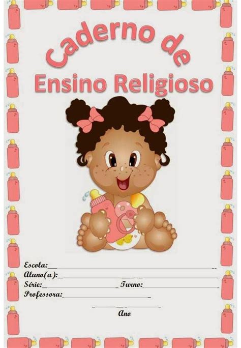Capa De Caderno De Ensino Religioso - capa de caderno colorido de ensino religioso - Atividades para a ...