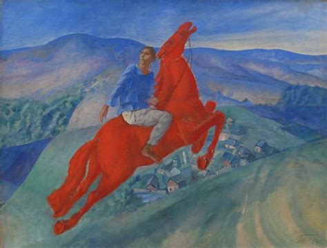 Bathing of the Red Horse by Kuzma Petrov-Vodkin. History and influences ...