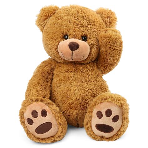 LotFancy Teddy Bear Stuffed Animals, 20 inch Soft Cuddly Stuffed Plush ...