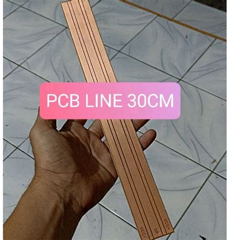 Jual PCB LINE 30CM PCB FINAL UKURAN 30CM X 3.5CM | Shopee Indonesia