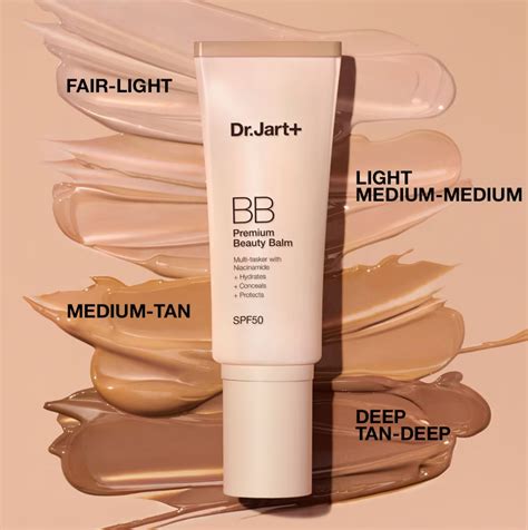 Dr Jart+ Premium BB Magnificence Balm SPF 50 Assessment & Swatches ...