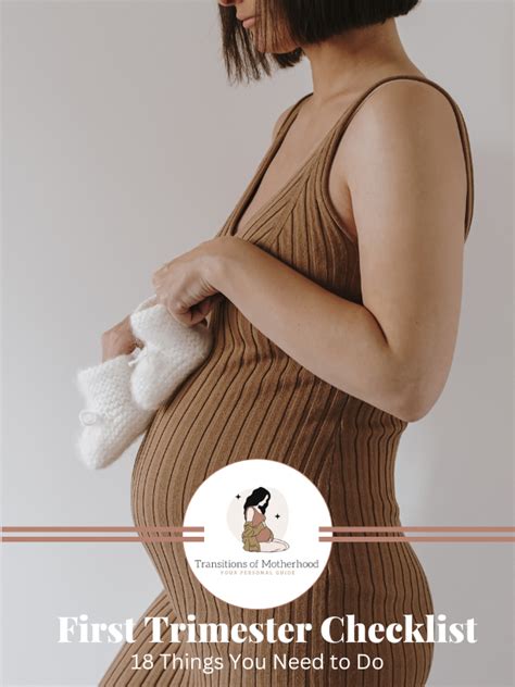 Best First Trimester Checklist for New Moms - Transitions of Motherhood