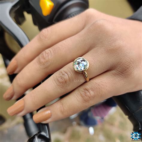 rose cut engagement ring for sale 3