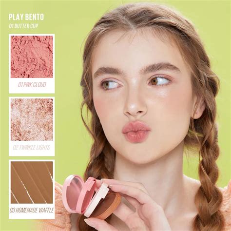 KAJA Face Bento Cream Bronzer, Powder Blush & Highlighter Sculpting Tr
