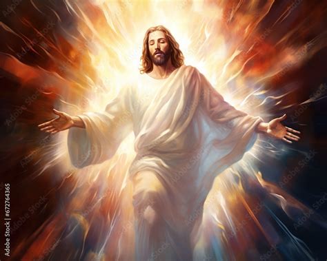 jesus christ christian god  divine mercy stock illustration adobe