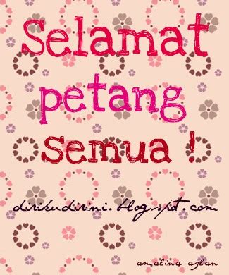 tiada kepalsuan selamat petang