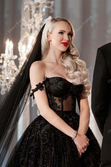 Gothic corset black wedding dresses 60 photos - Astyledwedding.com