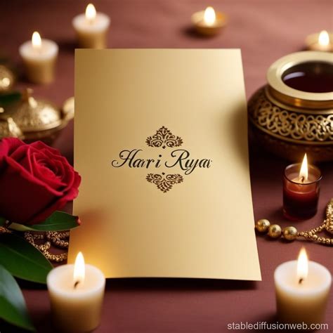 greeting card  word selamat hari raya aidilfitri prompts stable