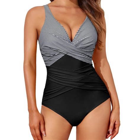 MPWEGNP Tummy Control Swimsuits for Women Slimming One Piece Bathing