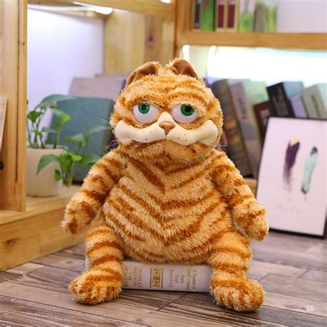 Гарфилд толстый оранжевый кот плюшевый котенок мягкая игрушка - купить ...