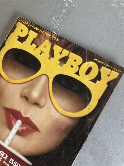 PLAYBOY AUGUST 1982 Vicky McCarty Cathy St. George Akio Morita Mariette
