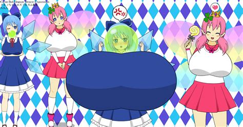 cirno bubblegum breast expansion  lxc  deviantart