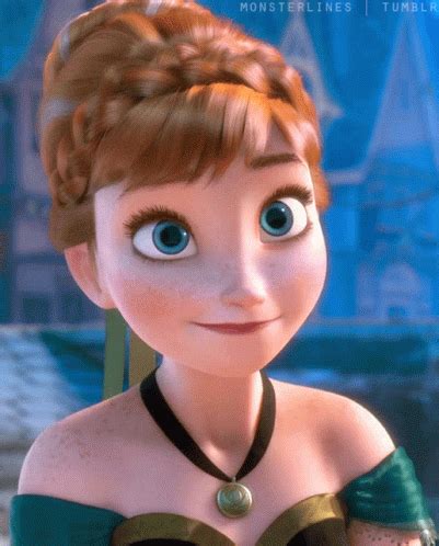 Anna Frozen GIF - Anna Frozen Smile - GIF 탐색 및 공유