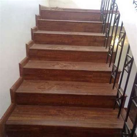 brown wood stairs wooden flooring thickness   mm  rs square
