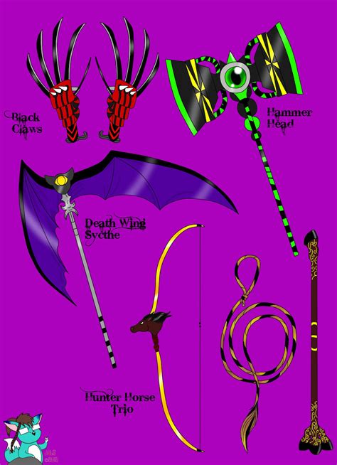 Death Weapons by JALS-EC on DeviantArt