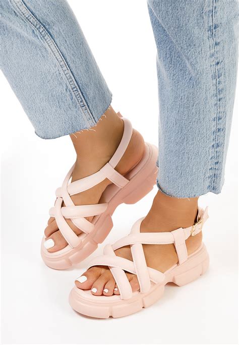 дамски сандали Meixia розов Zapatos