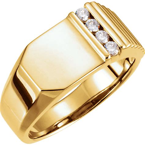 gold men rings 7