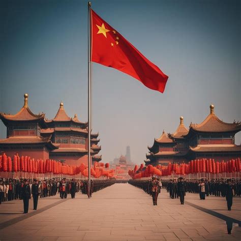 Premium AI Image | Popular Republic Day of China wallpaper