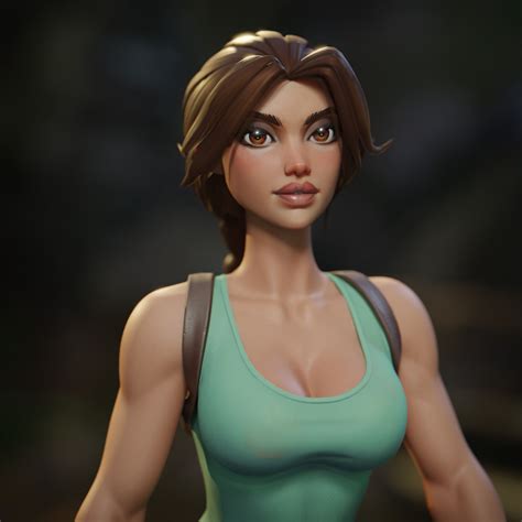 ArtStation - Lara Croft v2 in 2025 | Lara croft, Lara, Sculpting