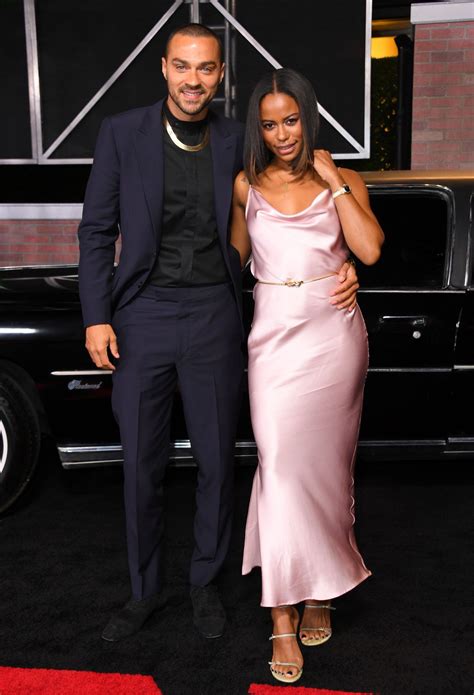 Jesse Williams and Girlfriend Taylour Paige at Irishman Premiere