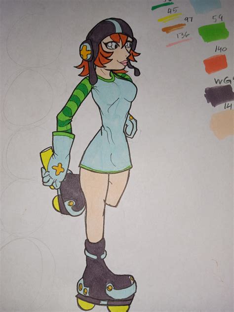 Jet Set Radio Gum Colored by Zindayn on DeviantArt