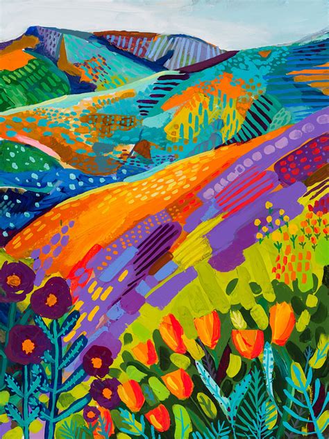 COLOURFUL LANDSCAPES – JAMIE KIDD PAINTS