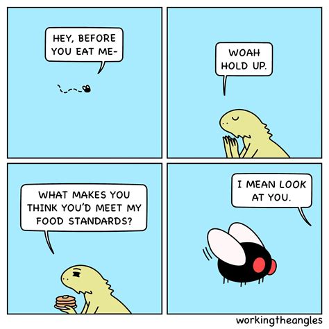 HEY, BEFORE YOU EAT ME- \^J* f 1- 1 1 WOAH UP. J SX 'S I MEAN LOOK] AT