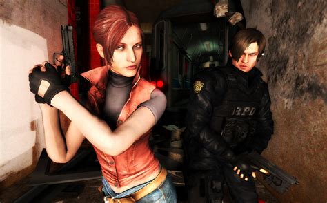 Resident Evil Leon And Claire by SanPie on DeviantArt
