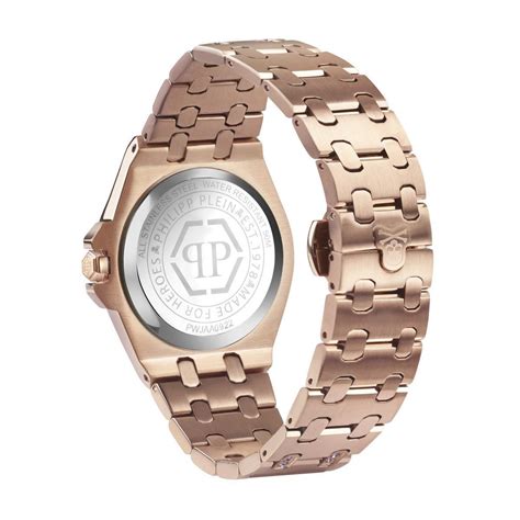 Philipp Plein Damen Uhr Analog Quarz PLEIN EXTREME LADY rose PWJAA0922 ...