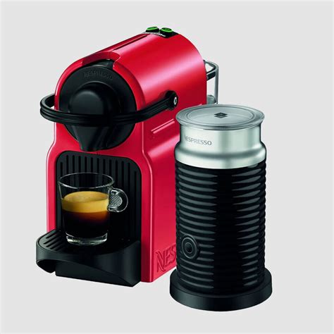 Nespresso Inissia Bundle Coffee Machine Red BEC200XR | Briscoes NZ