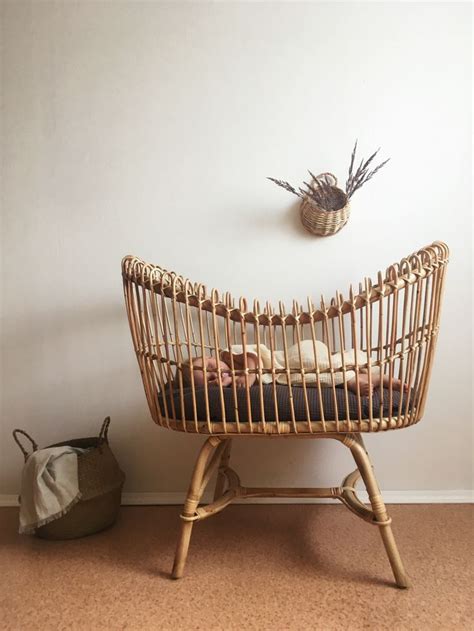 Плетёная колыбель из ротанга «Лизи» Rttan bassinet crib cradle nursery ...