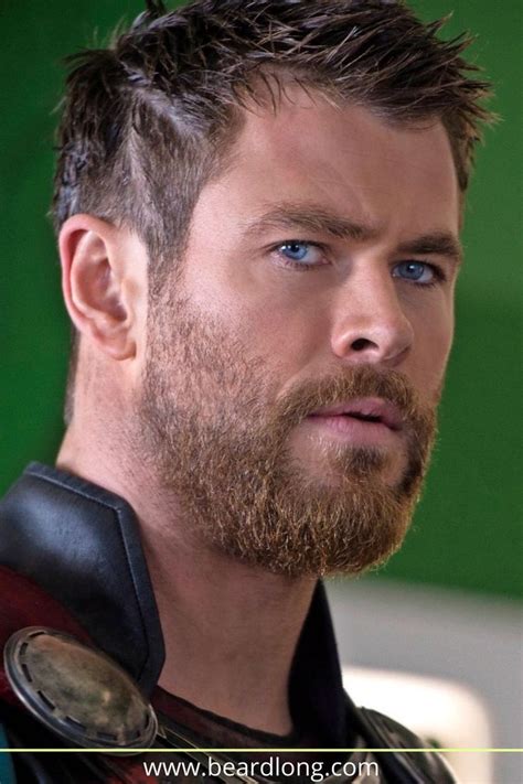 thor beard style, chris hemsworth beard Beard Fade, Bald With Beard ...